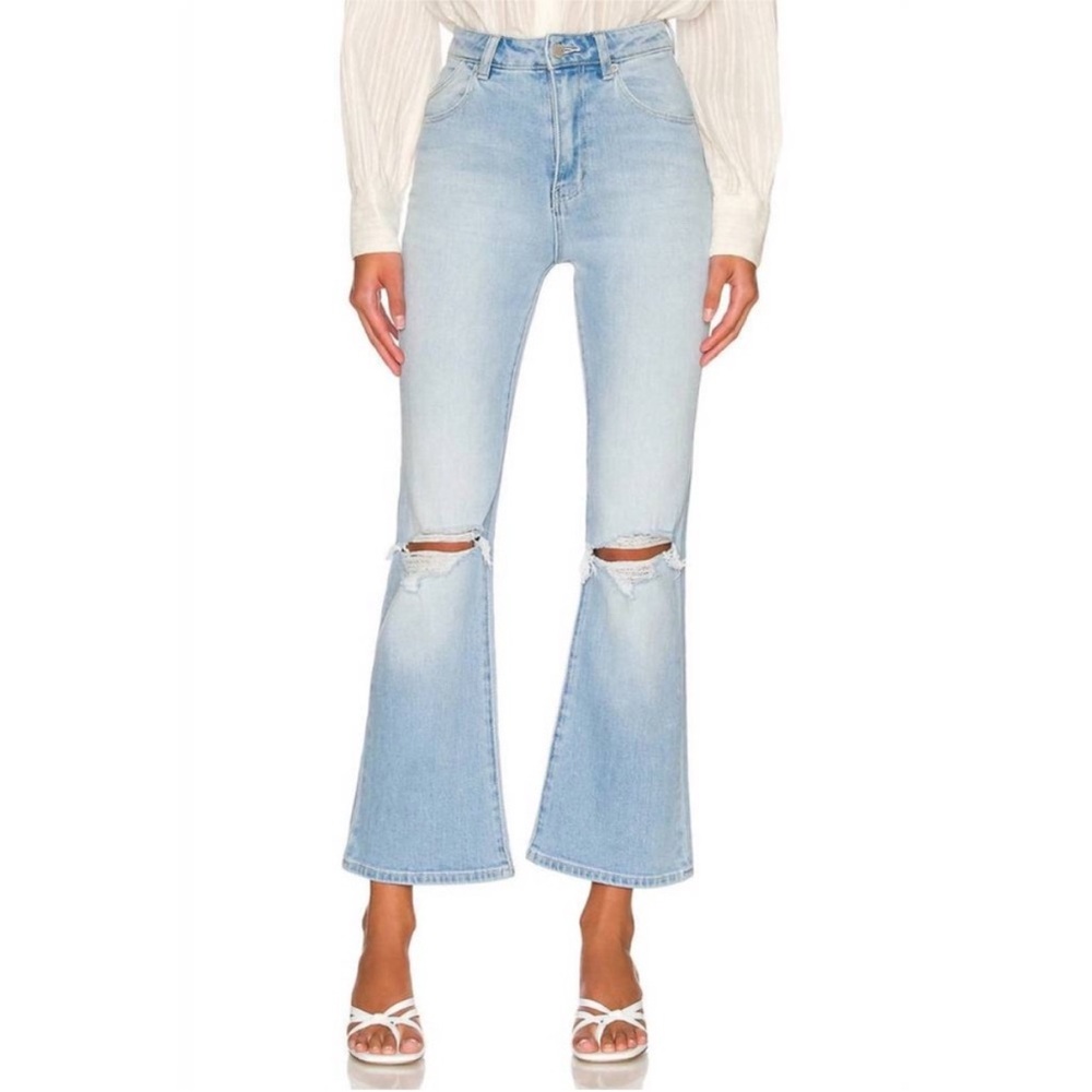ROLLA'S Dusters Slim Bootcut High Rise Crop Jeans. Organic Cotton. Size 31. NWT